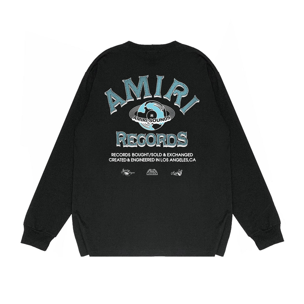 Amiri Long Sleeved Shirt Printed Trendy Pure Cotton