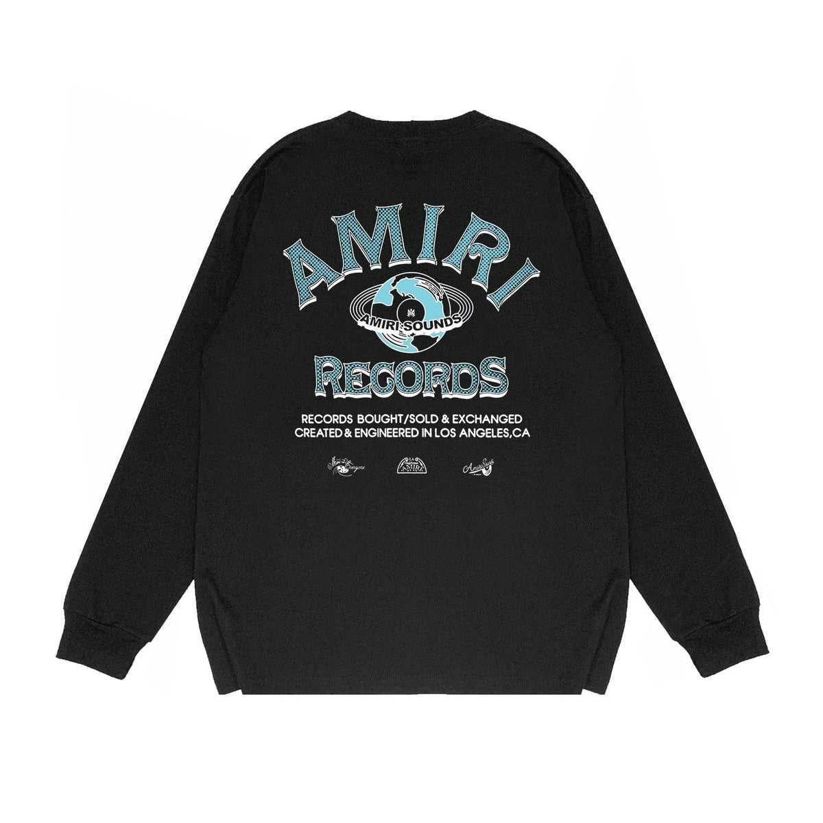 Amiri Long Sleeved Shirt Printed Trendy Pure Cotton
