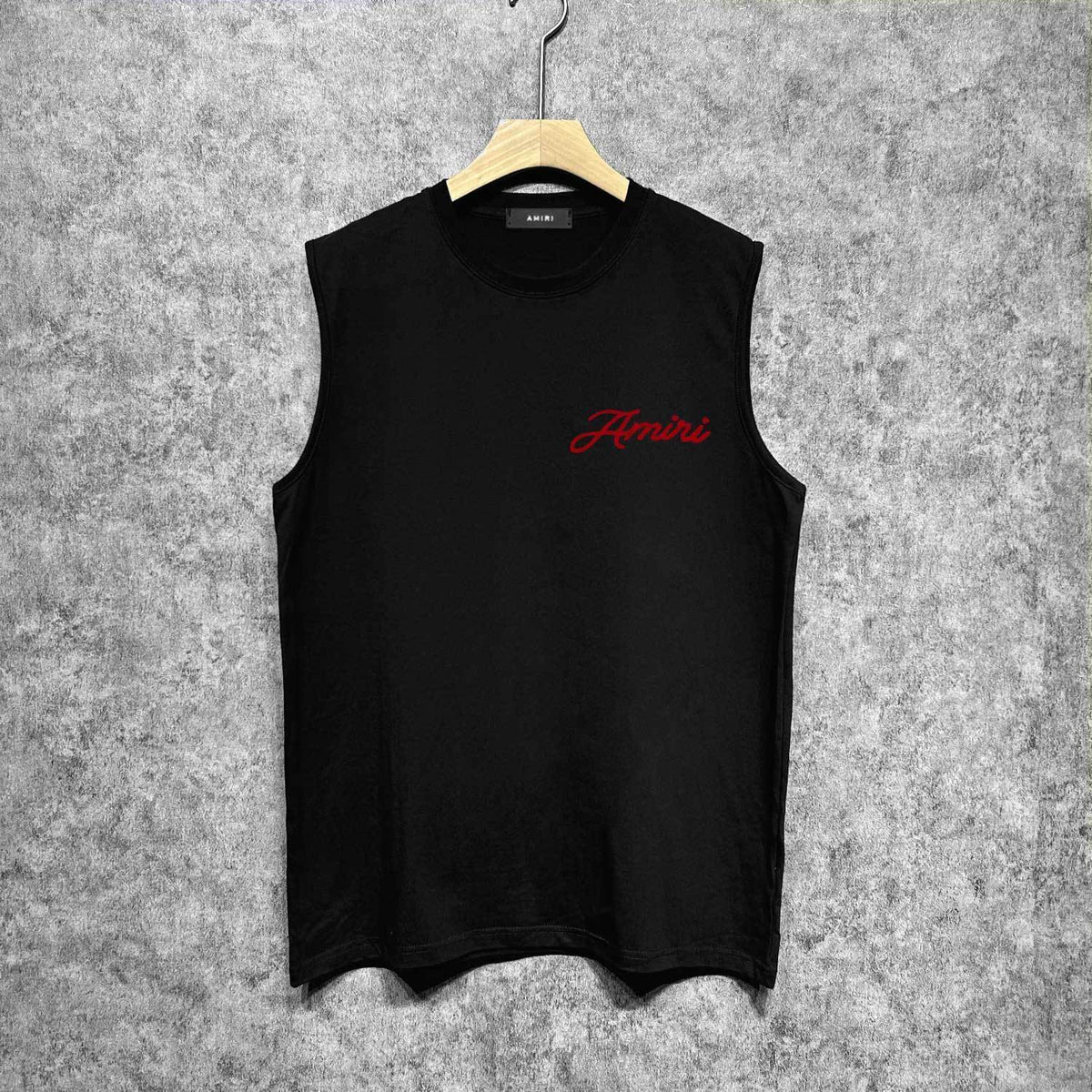 Amiri tank top mottled pegasus print
