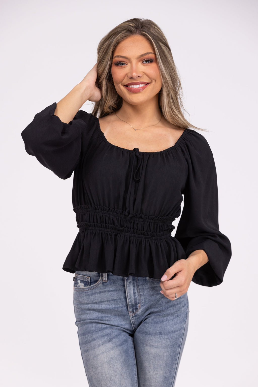 Eternal Romance Women's Puff Long Sleeve Top
