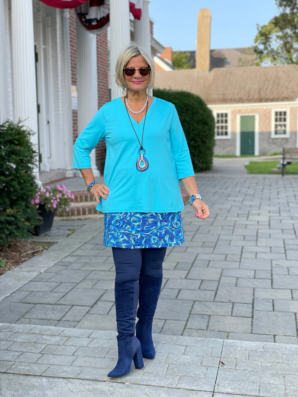 FANTASIA  BLUE SKORT
