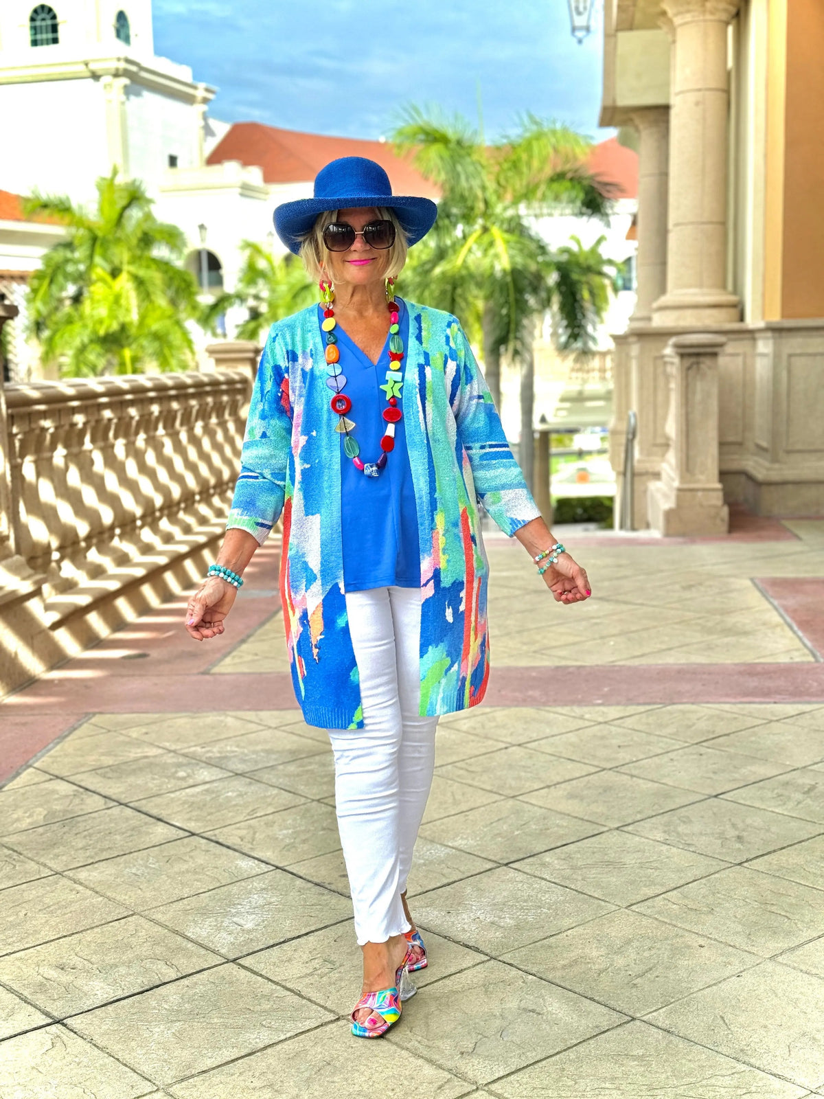 LULU-B BLUE TAILORED V