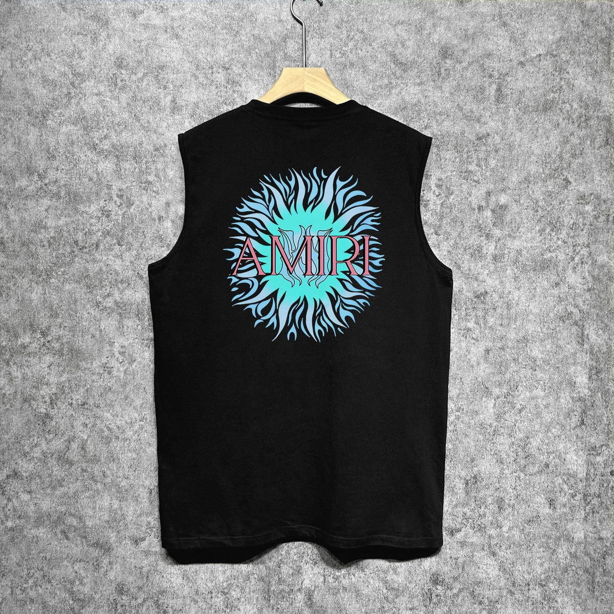 Amiri tank top colorful sun print