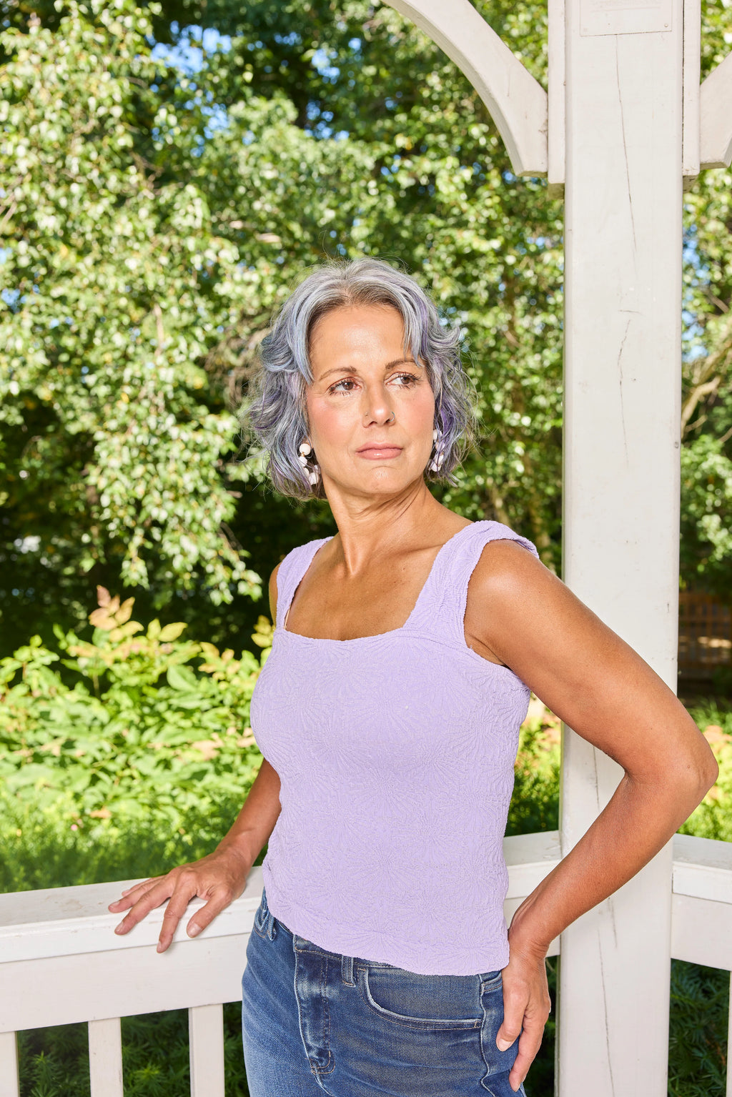 Women's Lightweight Square Neck Tank Top