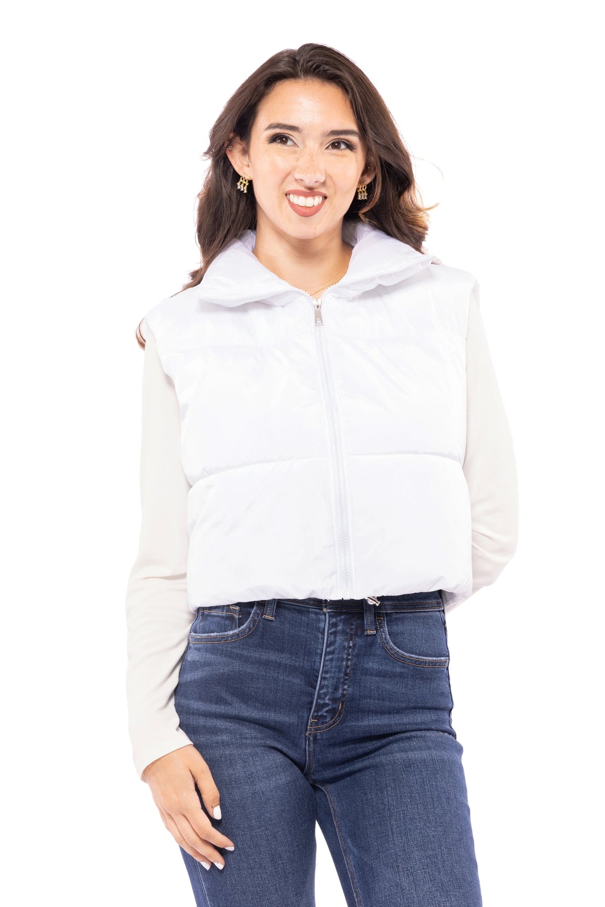 Instant Confidence Women's Cropped Puffer Vest