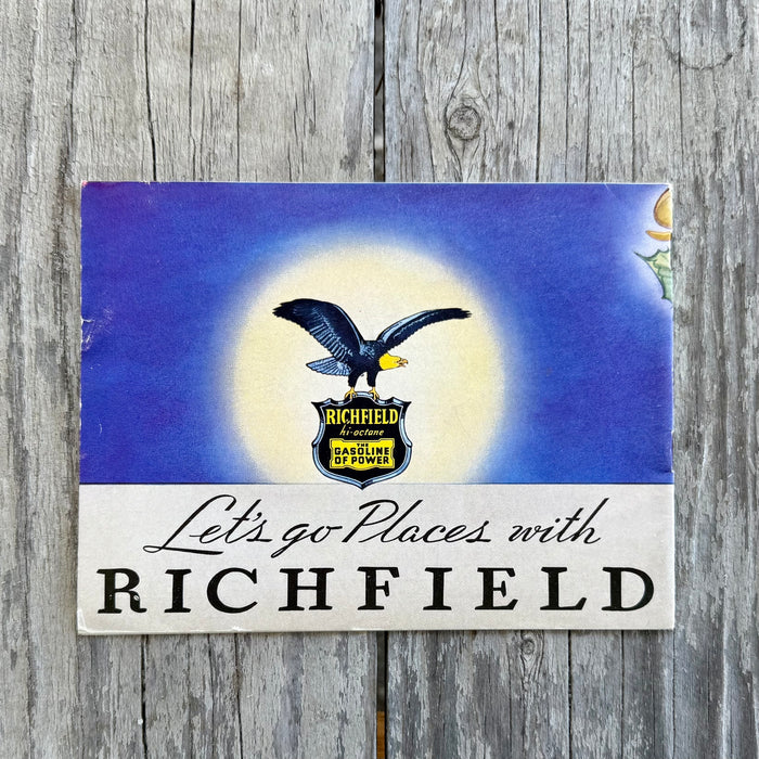 7 Vintage 1930s RICHFIELD GASOLINE DEALER Wild Flower Booklet CA & Pacific NW