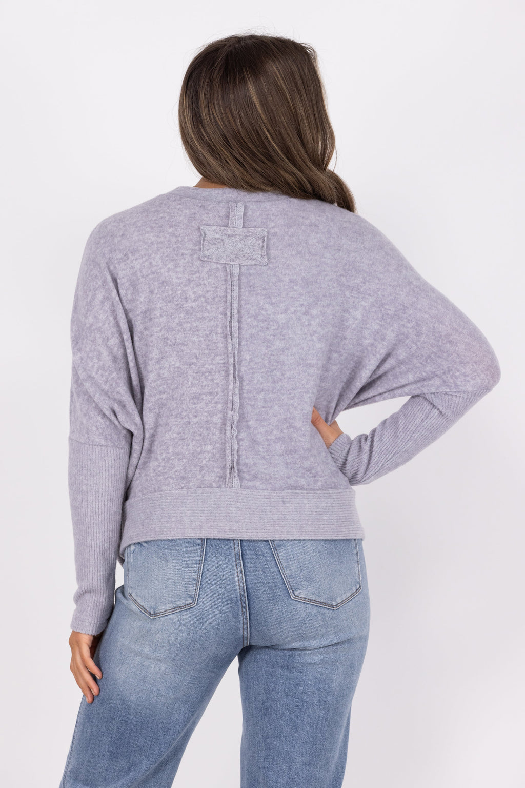 Texts To You Women's Everyday Dolman Sleeve Sweater