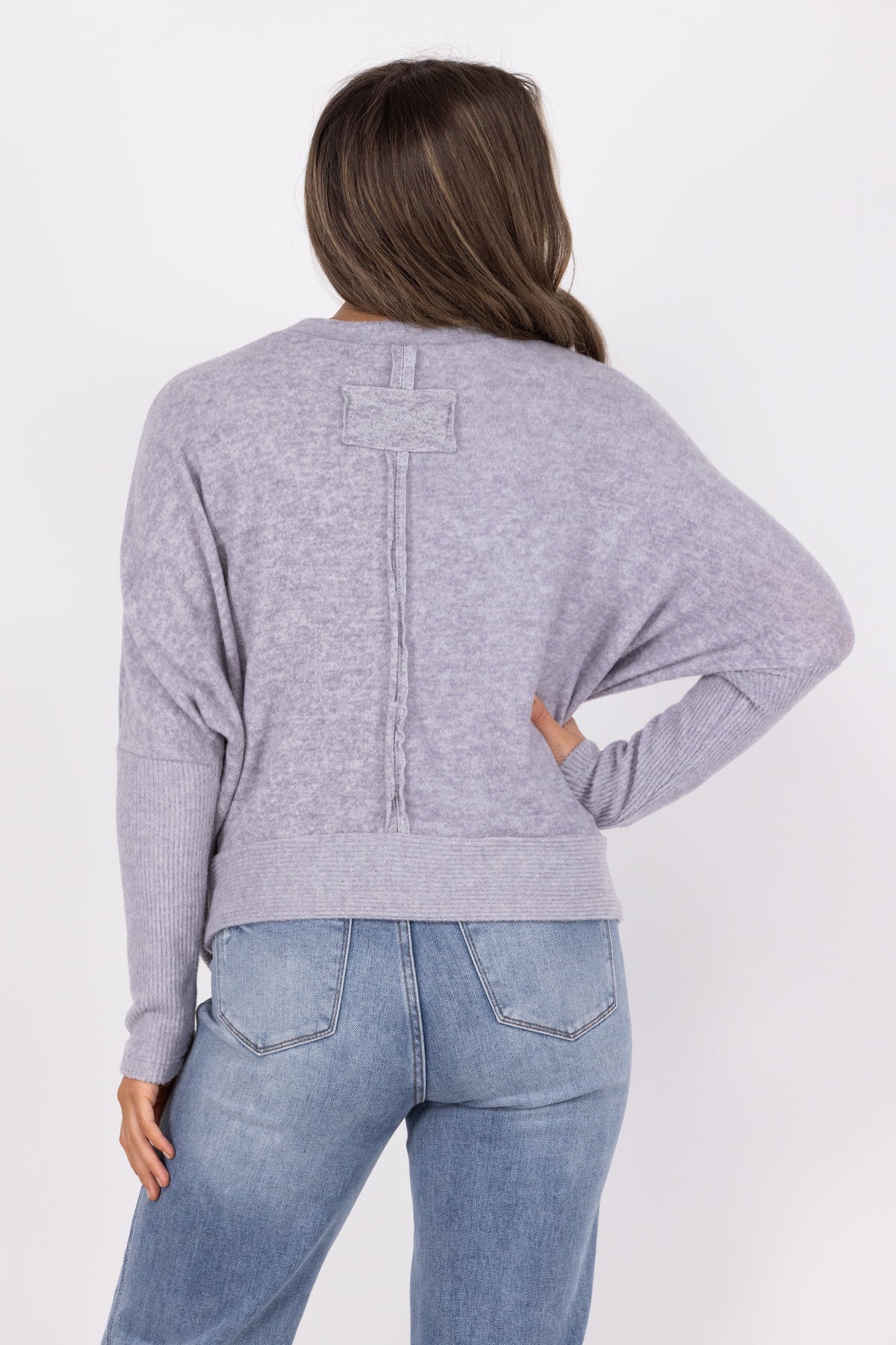 Texts To You Women's Everyday Dolman Sleeve Sweater