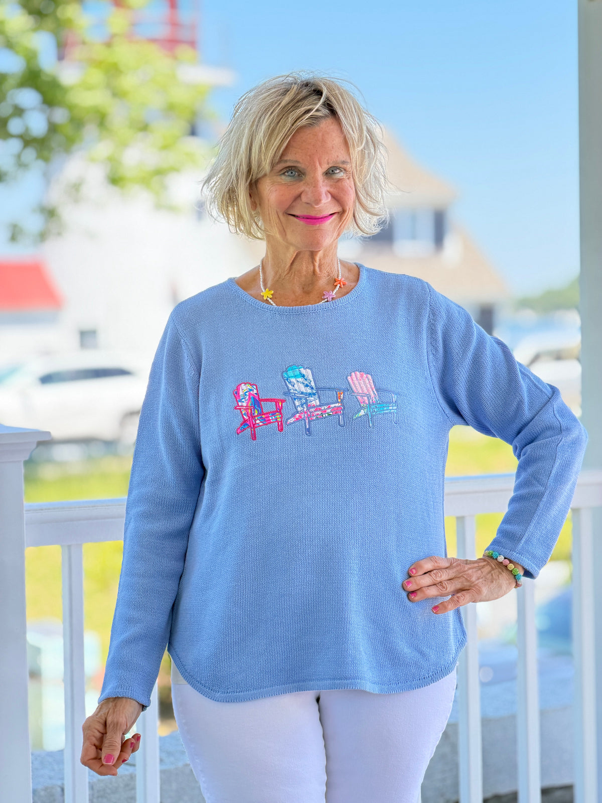 BEACH CLUB PERRI ADIRONDACK SWEATER