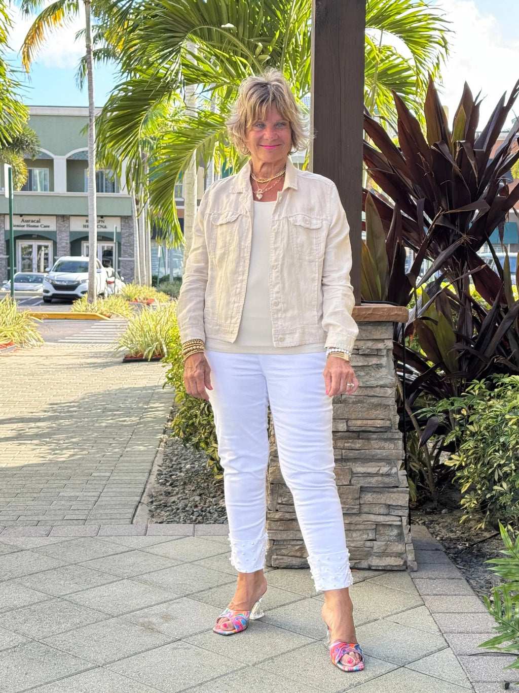 LULU B STONE LINEN JACKET