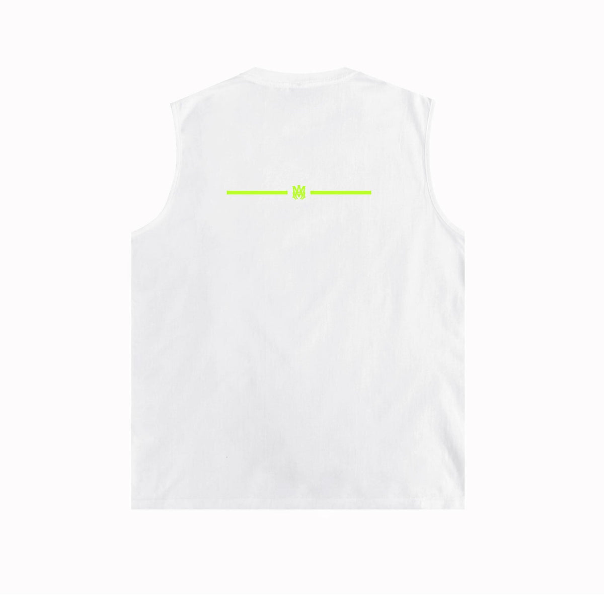 Amiri tank top small spider letter horizontal stripprinting