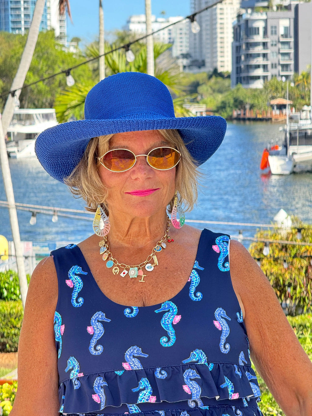 LULU B MIDNIGHT REEF CHA CHA DRESS