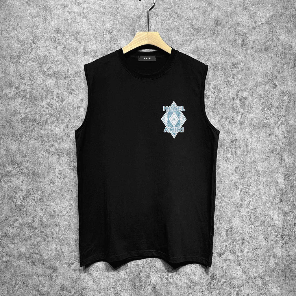 Amiri tank top medal set printing