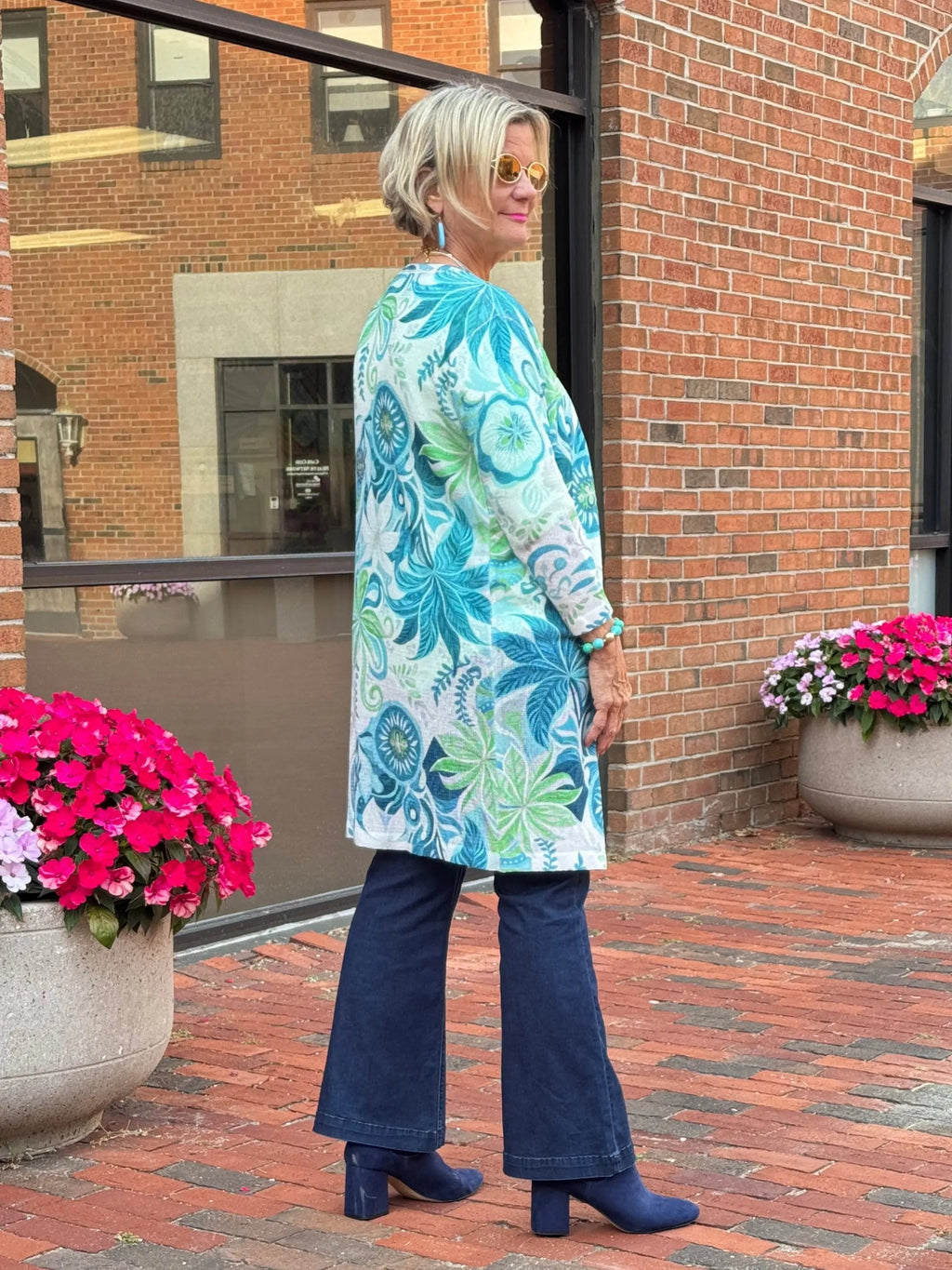 Ethyl Classic Long Length Cardi - Sheldon