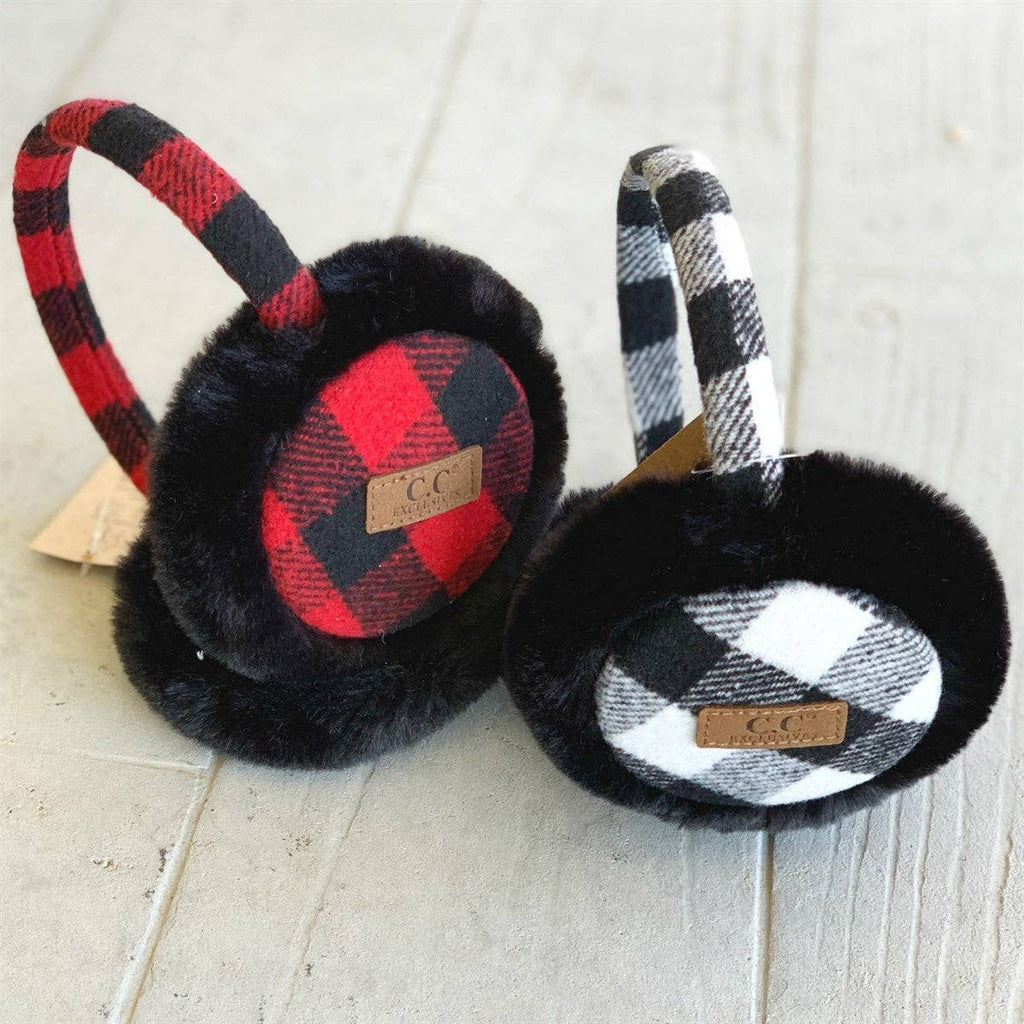 CC Buffalo Plaid Earmuff