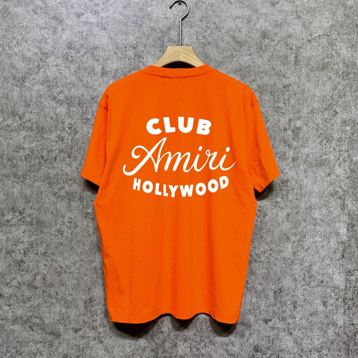 Amiri t shirts hollywood club printing short sleeve