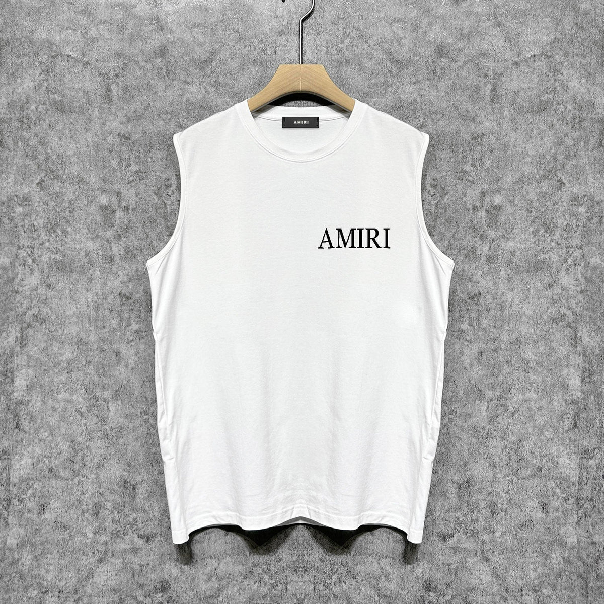 Amiri tank top beach chair printing