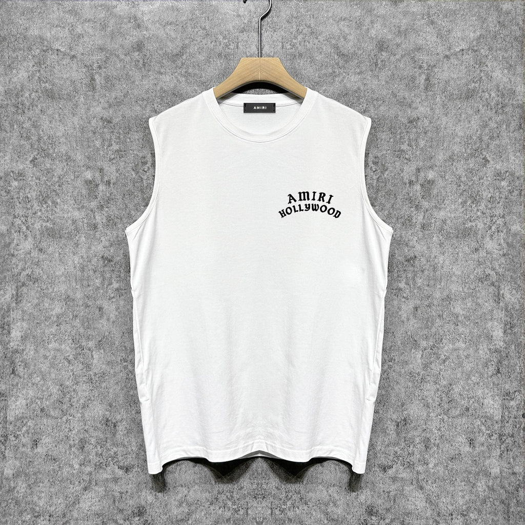 Amiri tank top hollywood pure letterprinting