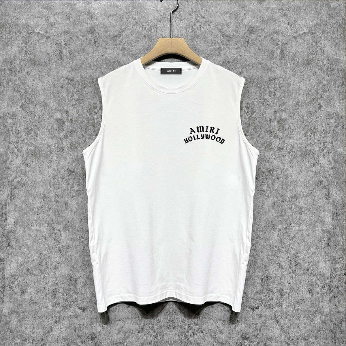Amiri tank top hollywood pure letterprinting