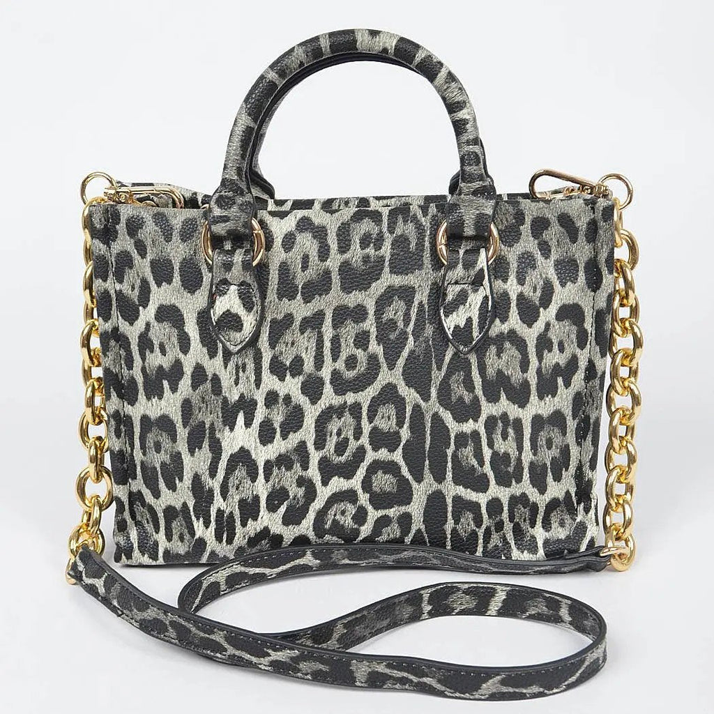 Faux Leo Tote Bag