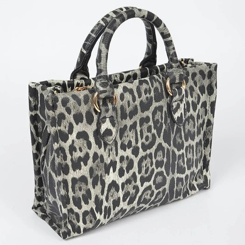 Faux Leo Tote Bag