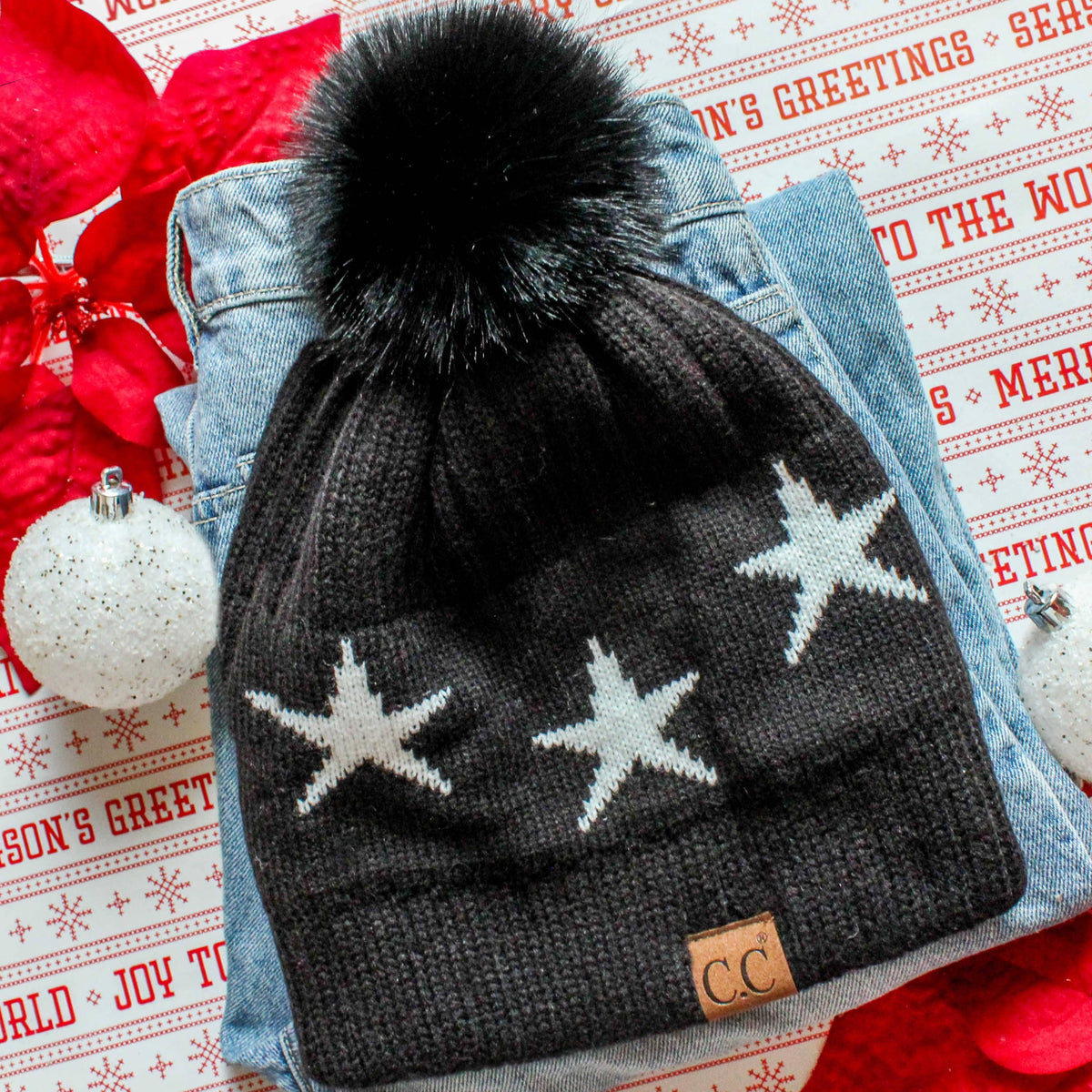 CC Star Pom Beanie