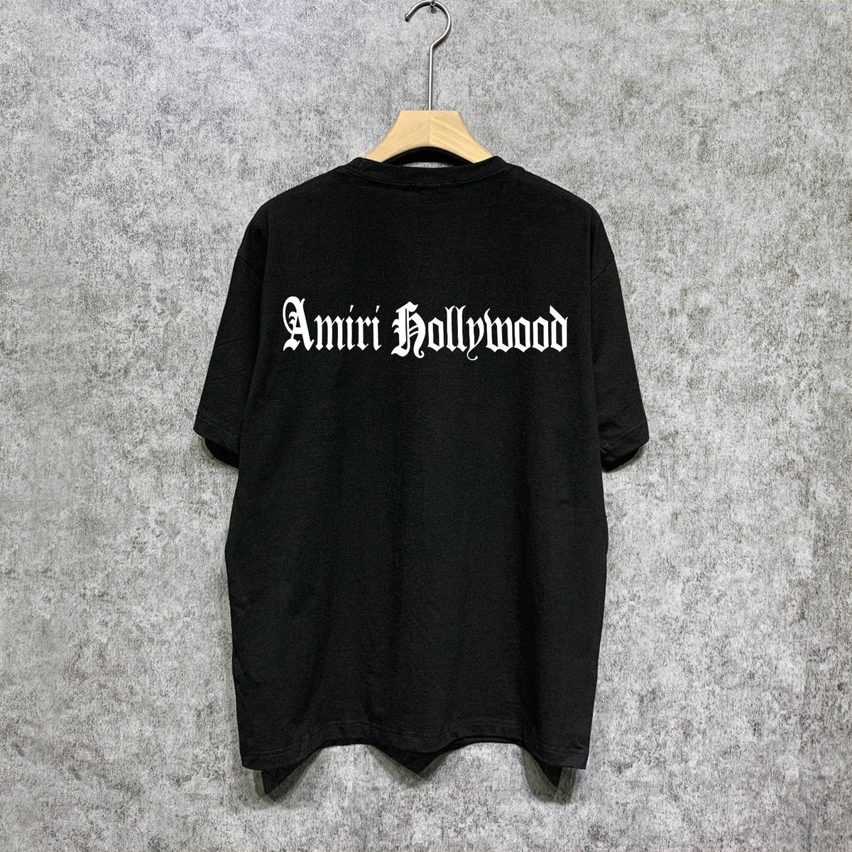 Amiri t shirts sanskrit printing short sleeve