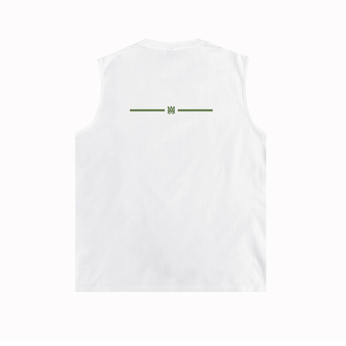 Amiri tank top small spider letter horizontal stripprinting