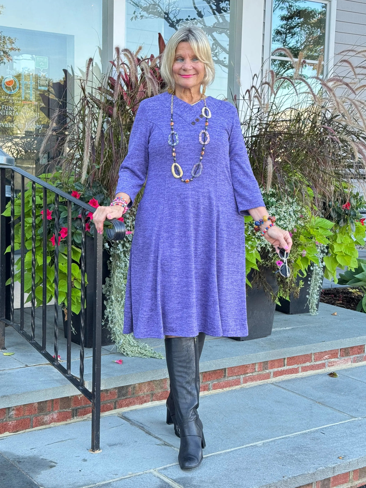 FALL MAGIC BLUE DRESS
