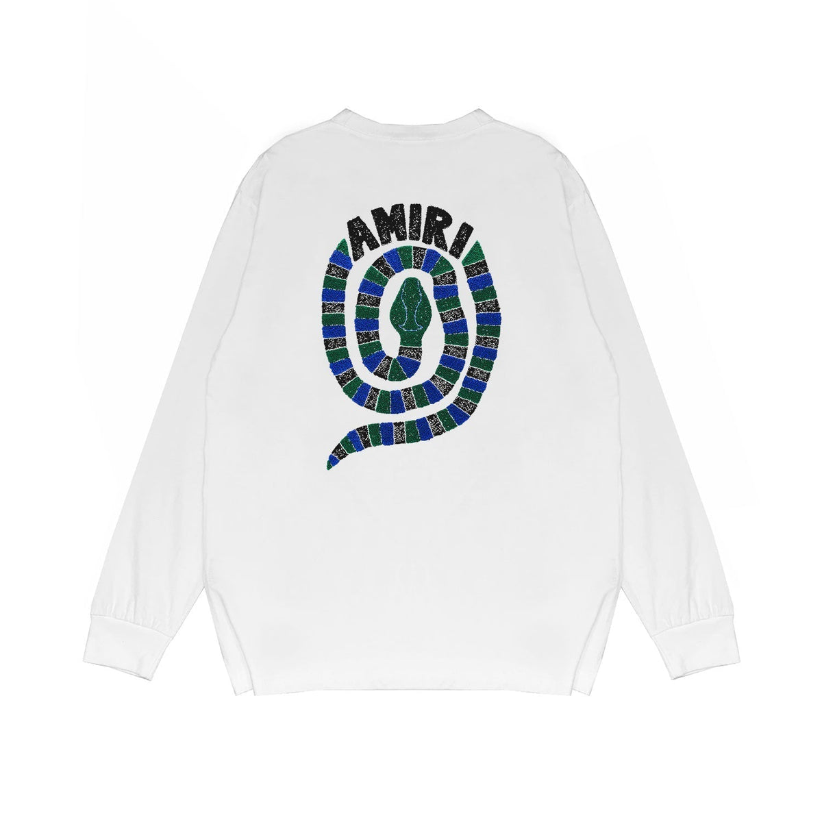 Amiri Long Sleeved Shirt Printed Trendy Pure Cotton
