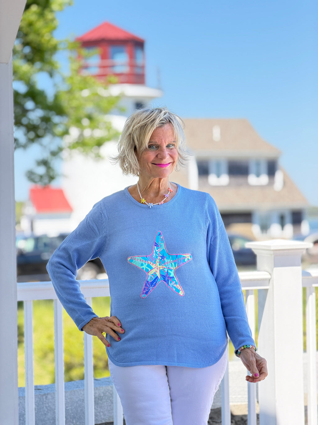 BEACH CLUB PERRI STARFISH SWEATER