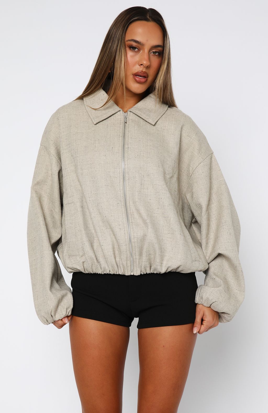 Go Ghost Bomber Jacket Sandshell
