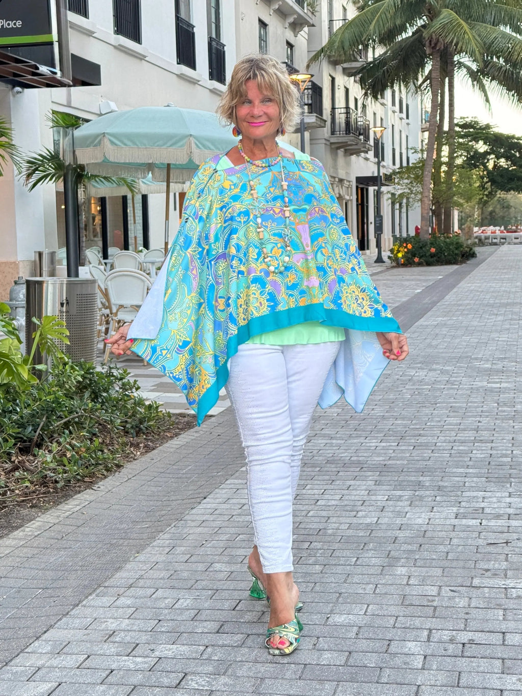 AQUA MARINE SEVEN WAY SCARF