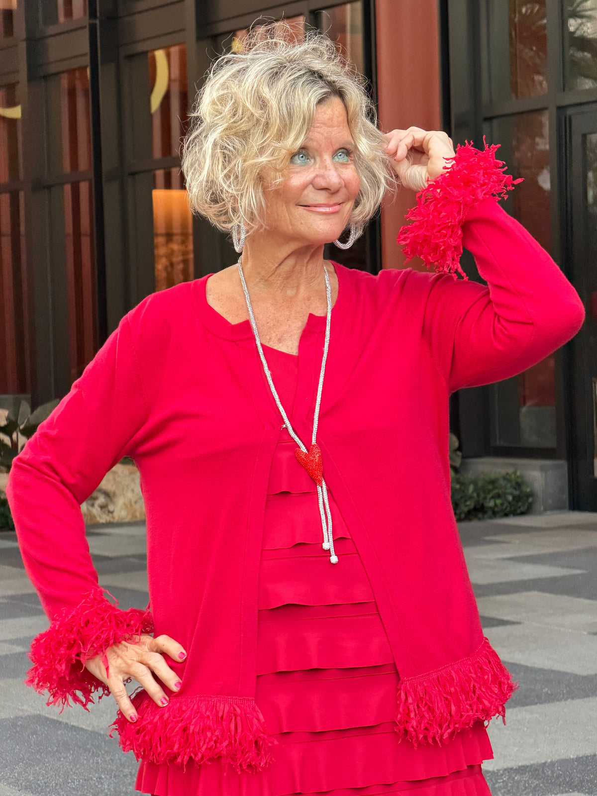 LULU-B CRIMSON RED CHA CHA MAXI