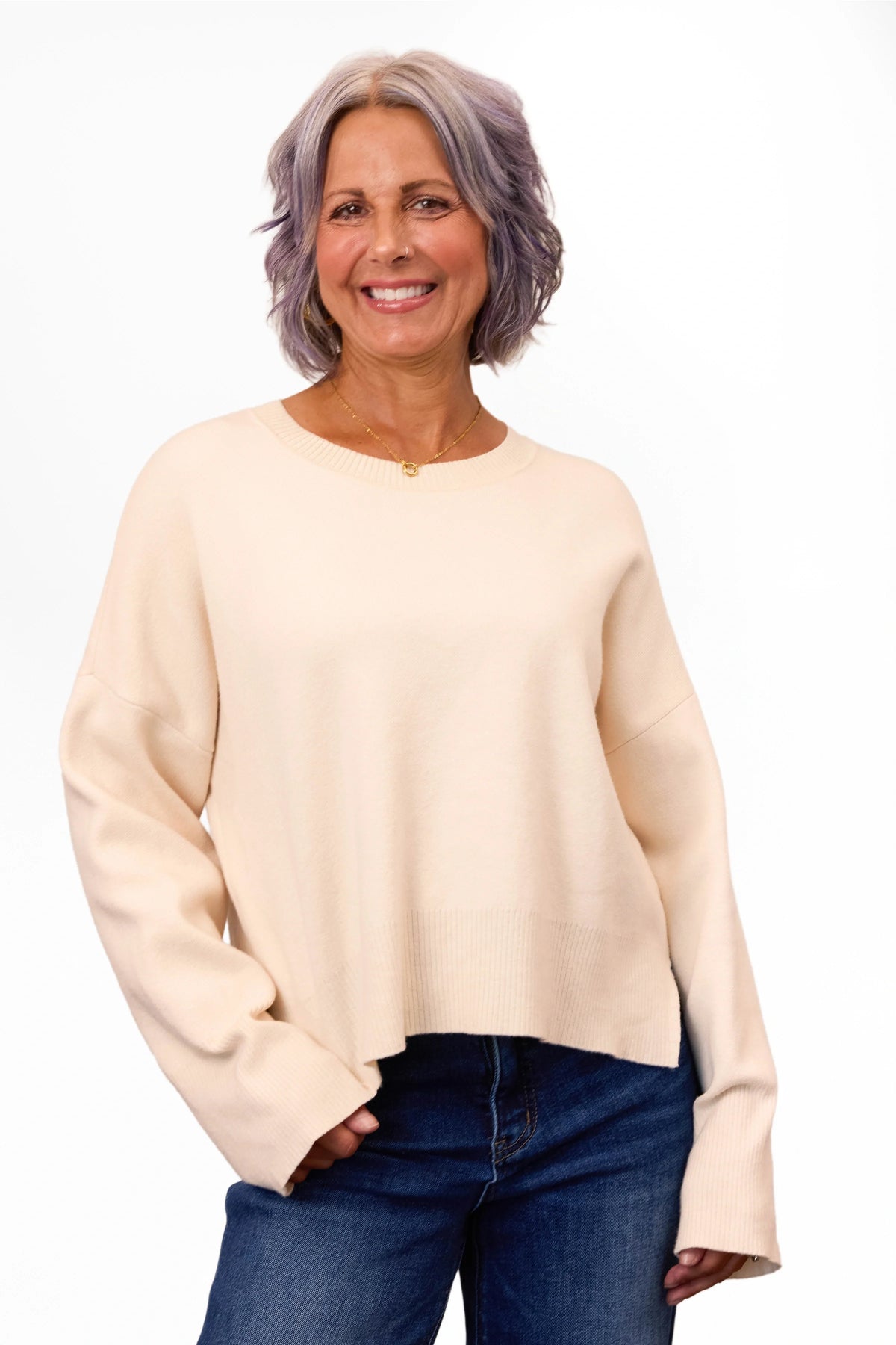 ALB Custom Eleanor Women's Cropped Sweater