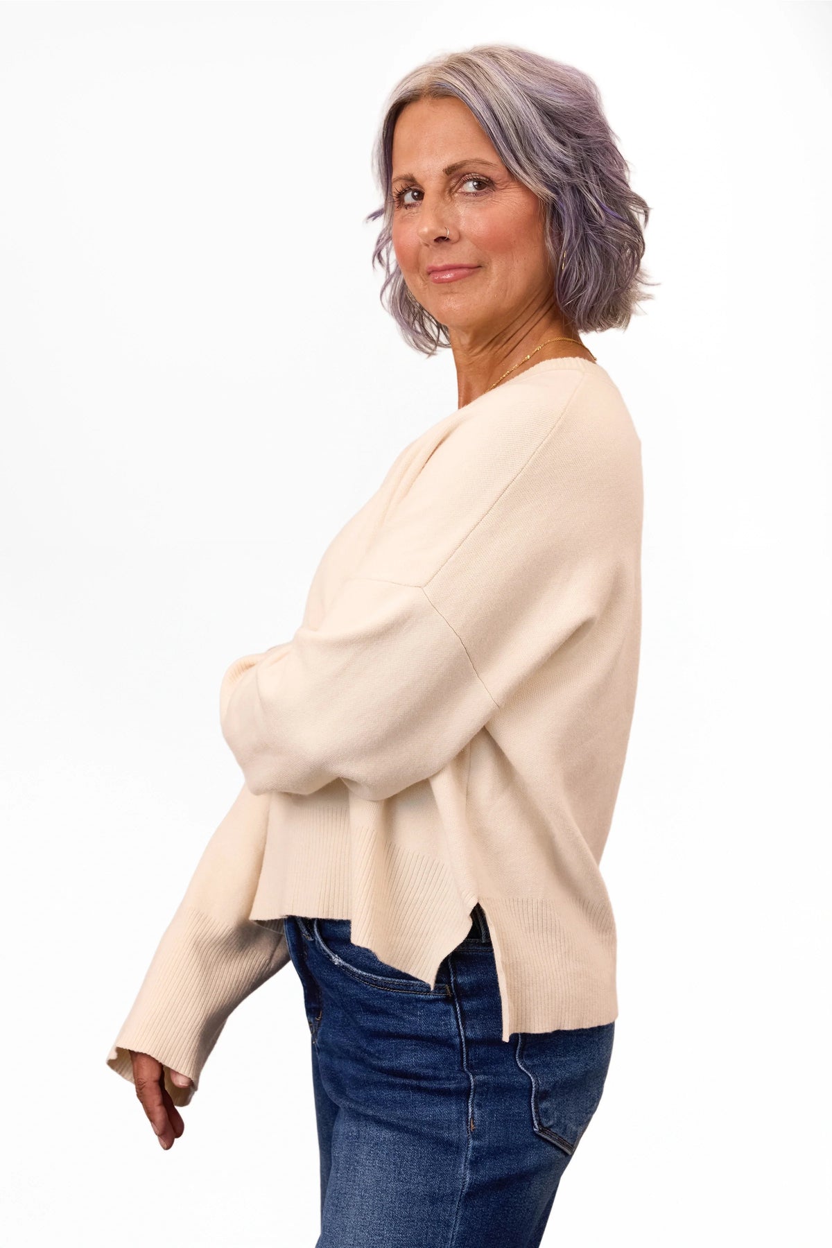 ALB Custom Eleanor Women's Cropped Sweater