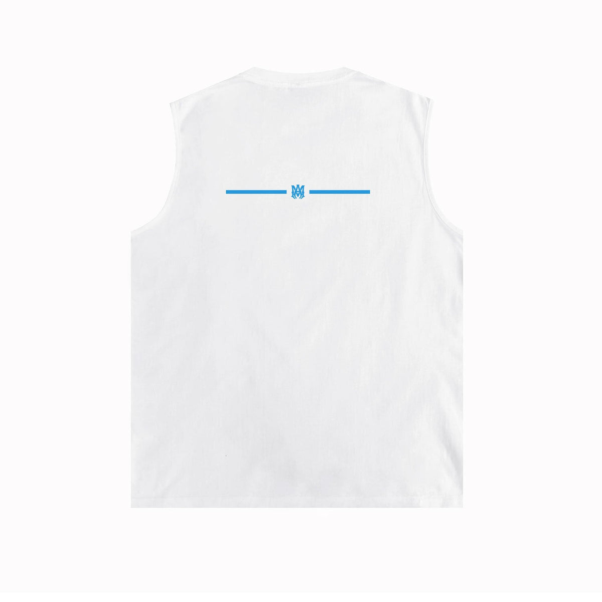 Amiri tank top small spider letter horizontal stripprinting