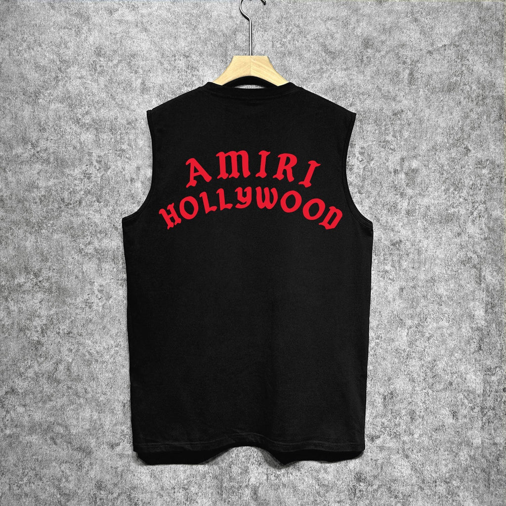 Amiri tank top hollywood pure letterprinting