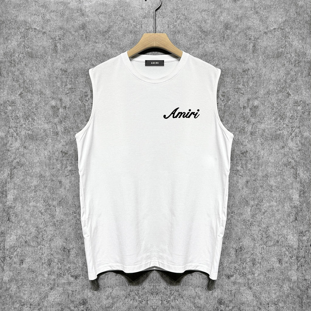 Amiri tank top new font printing