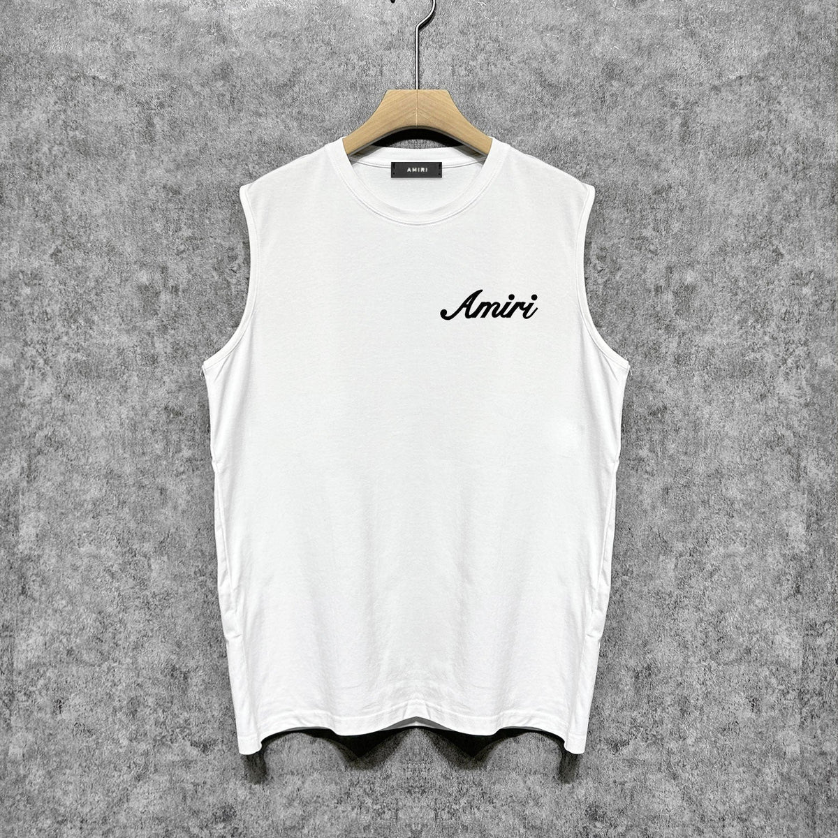 Amiri tank top new font printing