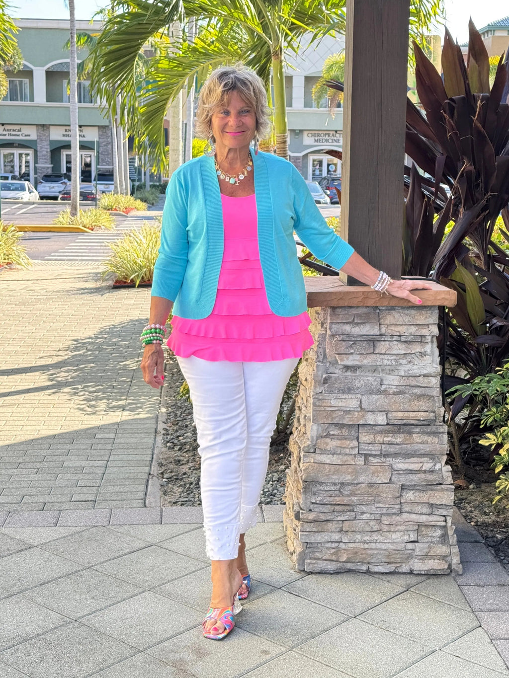 LULU-B PEYTON AQUA WRAP