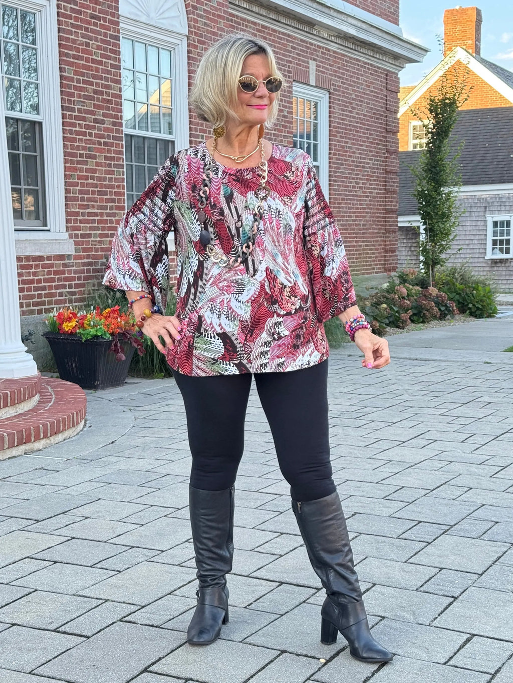 LEOPARD FASHION TOP