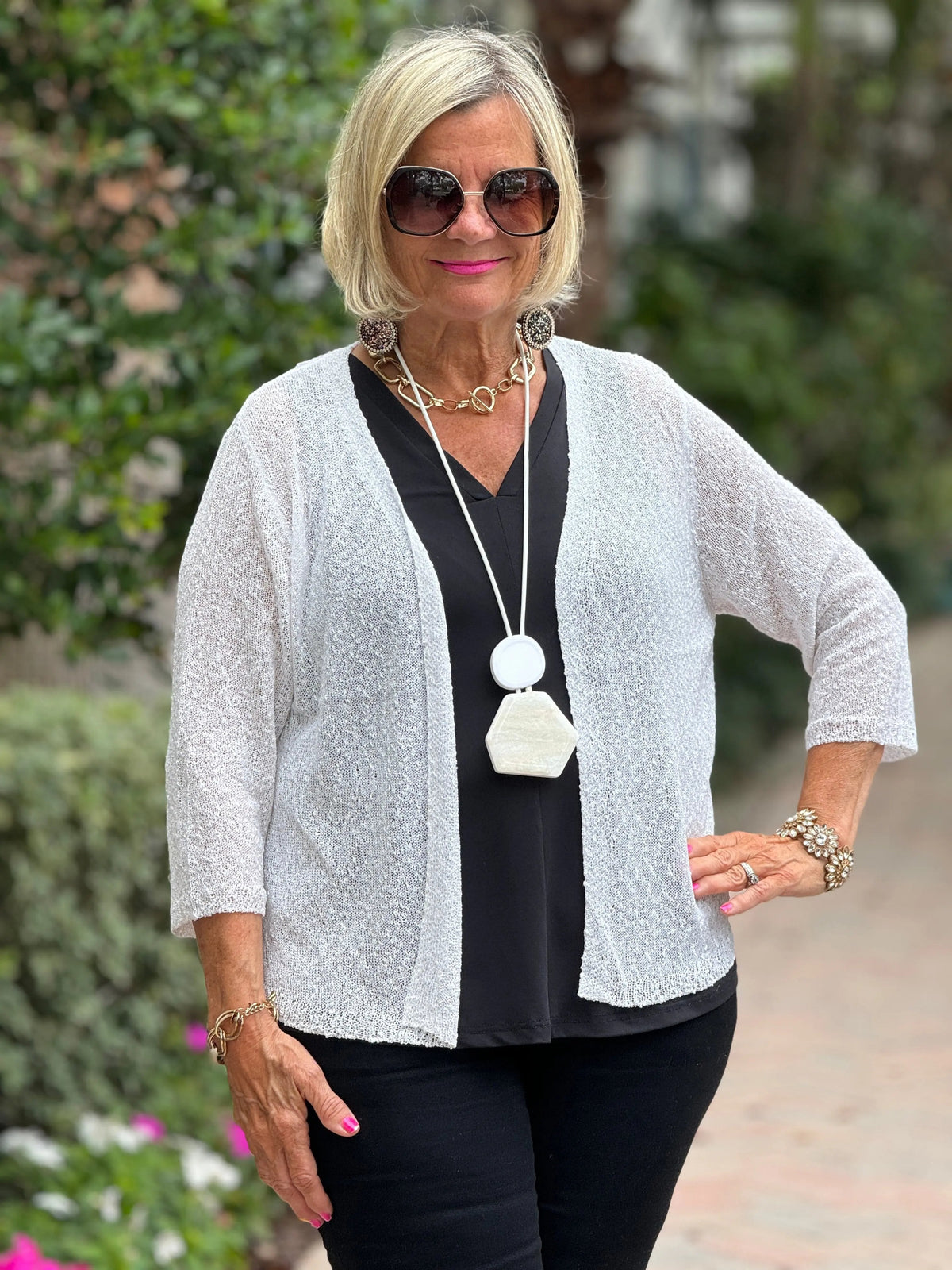 LULU-B HUNTER WHITE WRAP