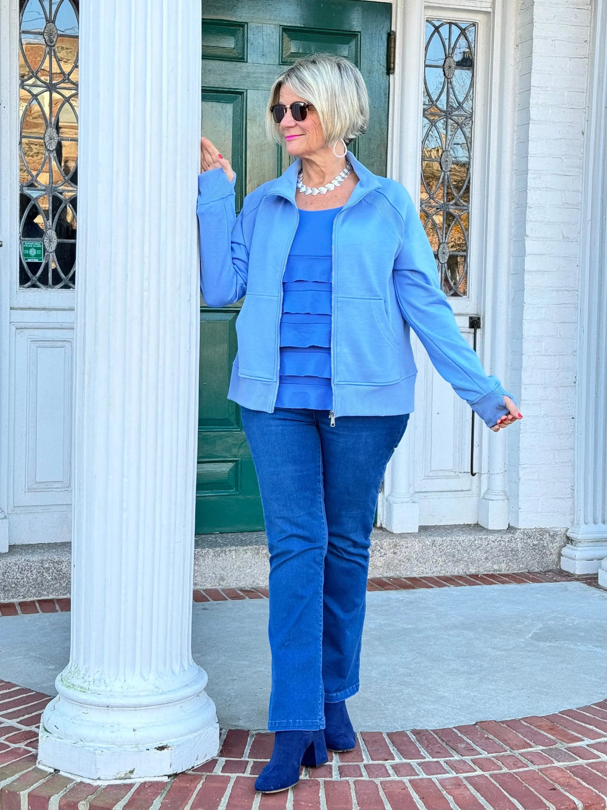 CLEAR  PERI FULL ZIPPER