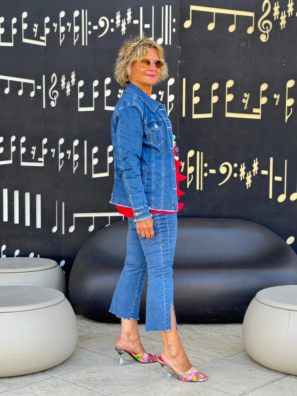 Ethyl Eyelet Elegance Jacket - Edison
