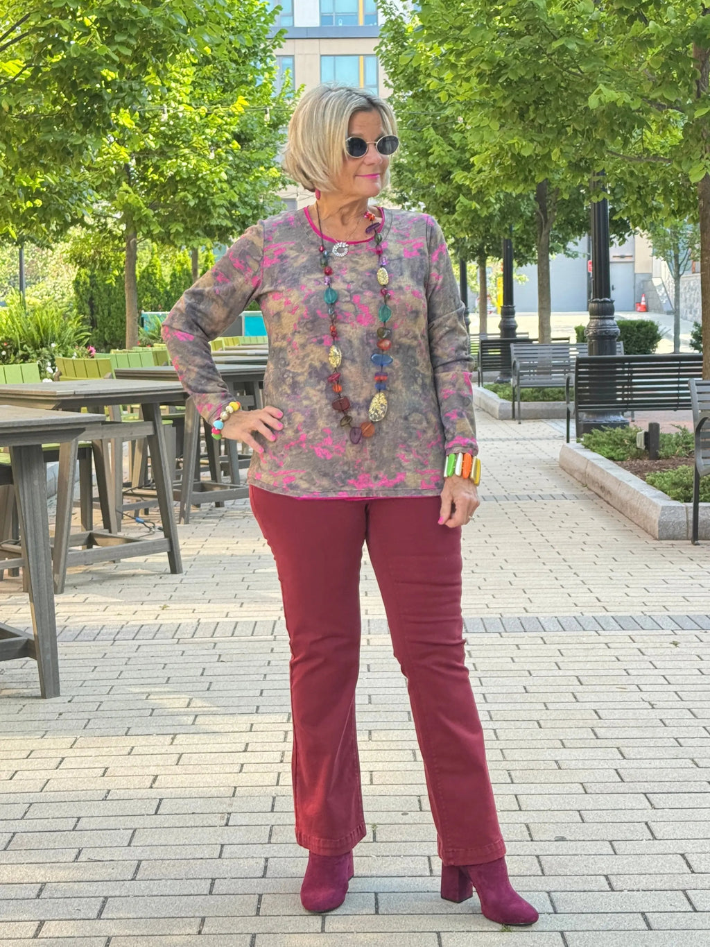 Ethyl Cozy But Cool Top - Counsel