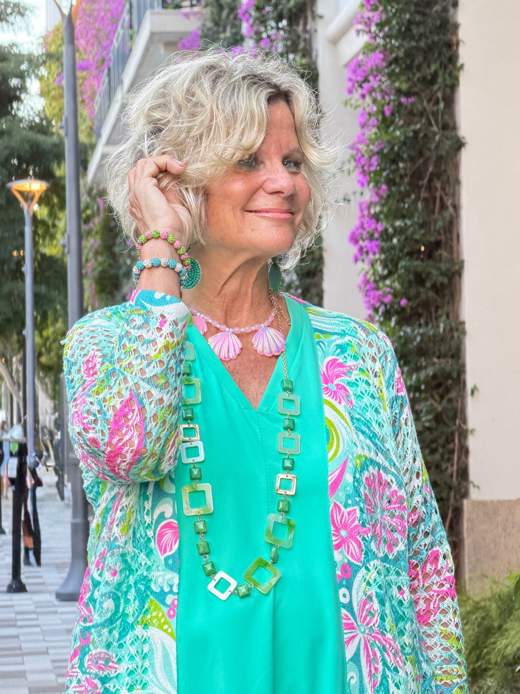 Ethyl Open Knit Cardigan - Ocala