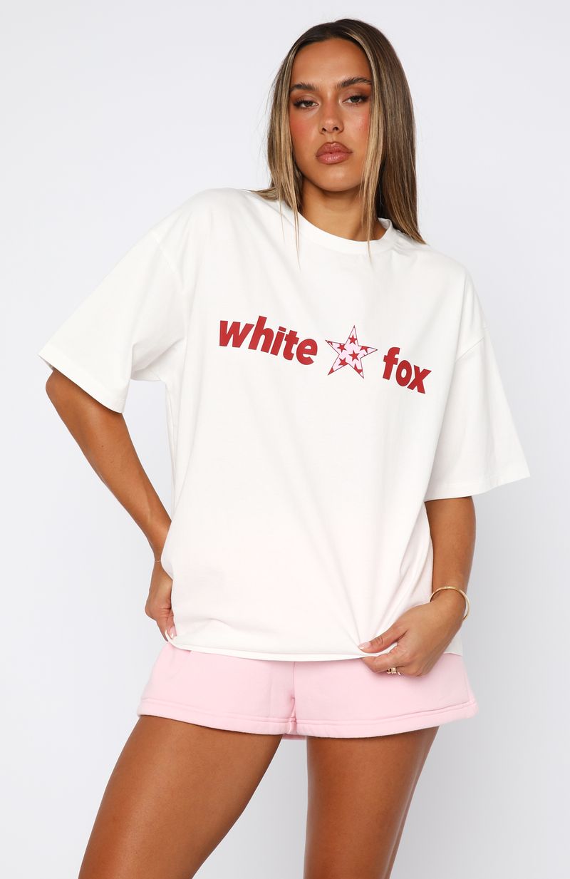 From The Archives Mila Oversized Tee White