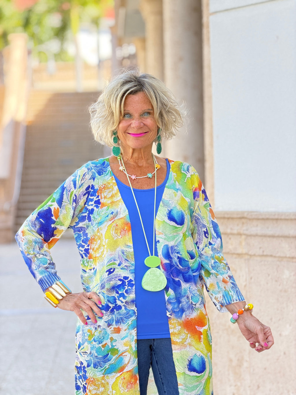 Ethyl Classic Long Length Cardi - Soulful