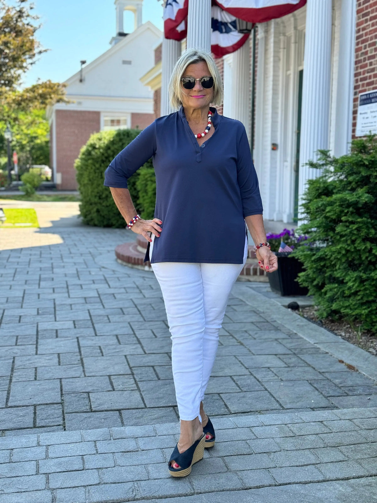 LULU-B NAVY TUNIC